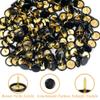 400 JAXICREY Black Thumbtacks, Round Metal Push Pins, 10 x 10 mm view 3