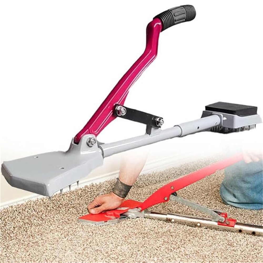 Carpet Knee Kicker with Non-Slip Grip and Wide Steel Head