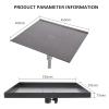 Height-Adjustable Wheeled Tripod Stand for Projectors view 3