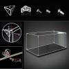 Acrylic Display Case Compatible with LEGO 77261 Car Model, Dustproof Transparent Storage Box, Black 2 mm Base view 4