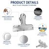 10 Stainless Steel Chip Bag Clips, CNYMANY, 3 Sizes view 3