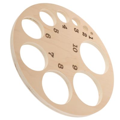 MALUGOGO Cervical Dilation Chart with Wooden Wheel, Reusable for Childbirth Education and Midwifery Training