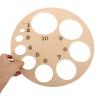 MALUGOGO Cervical Dilation Chart with Wooden Wheel, Reusable for Childbirth Education and Midwifery Training view 4