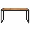 Generic Garden Table with U-Shaped Legs, 160 x 80 x 75 cm, Solid Acacia Wood view 3