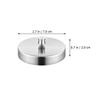 Uonlytech Stainless Steel Hamburger Patty Press with Ergonomic Round Design view 2