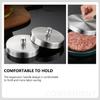 Uonlytech Stainless Steel Hamburger Patty Press with Ergonomic Round Design view 3