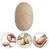 Natural Beechwood Knitting Egg for Socks view 4