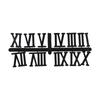 EasyByMall DIY Wall Clock Numbers Kit view 1