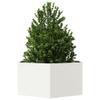 Tonture White Hexagonal Steel Raised Garden Bed 104 x 90 x 45 cm view 2