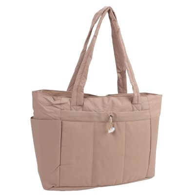 Alomejor Lightweight Tote Bag with Multiple Pockets for 15.6-Inch Laptop, Insulated Drink Holder, Travel, Work, and Gym
