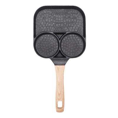Fockety Egg Pan, Nonstick Omelet Pan with Cool-Touch Wooden Handle