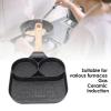 Fockety Egg Pan, Nonstick Omelet Pan with Cool-Touch Wooden Handle view 2