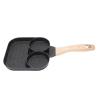Fockety Egg Pan, Nonstick Omelet Pan with Cool-Touch Wooden Handle view 4