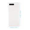 OATIPHO White ABS Phone Timer Lock Box for Screen Time Management at Home and in the Office view 2