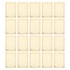 SAFIGLE 20 Blank Certificate Sheets with Gold and Silver Embossed Frame view 1