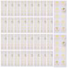SECFOU Self-Adhesive Waterproof PET Gold Graduation Stickers, 10 Sheets, 2026 view 1