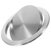 KJHBV Stainless Steel Trash Can Lid with Flip Design, Silver view 1