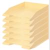 Papiertiger CLASSIC Letter Tray DIN A4/C4, Stackable, Peach, 6-Pack view 1