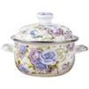 Large Enameled Pot with Flat Bottom view 1