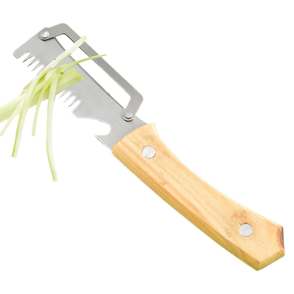 Stainless Steel Peeler with Integrated Bottle Opener