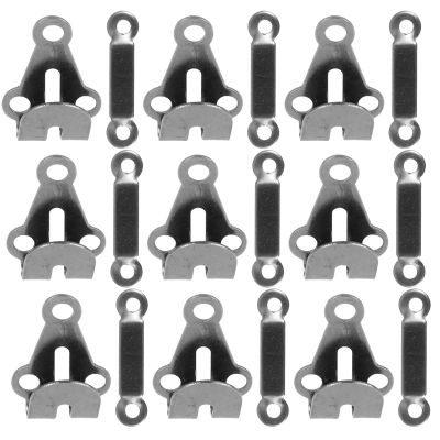 HAKIDZEL 10 Set Metal Pants Hooks and Clips