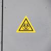 HAKIDZEL 5-Pack Biohazard Warning Stickers for Laboratories, Self-Adhesive PC, Lightweight and Easy to Use view 4