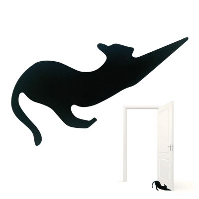 Wooden Cat Door Stopper - Non-Slip Decorative Holder