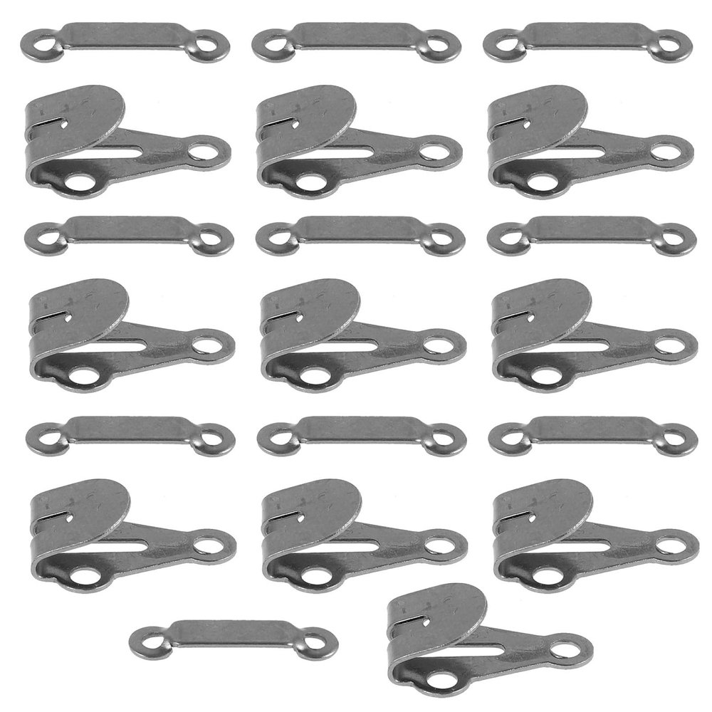 Mikikit 10-Pack Metal Pants Hooks and Hangers