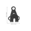 Mikikit 10-Pack Metal Pants Hooks and Hangers view 2