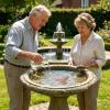Copper Birdbath Disc, Safe Portable Cleaning Bowl and view 2