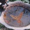 Copper Birdbath Disc, Safe Portable Cleaning Bowl and view 3