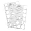 IWOWHERO 2-Piece Cardboard Finger Ring Sizer view 1