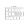 IWOWHERO 2-Piece Cardboard Finger Ring Sizer view 2