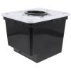 Hydroponic Planter for Vegetables and Green Plants, Plastic, Black view 1