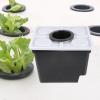 Hydroponic Planter for Vegetables and Green Plants, Plastic, Black view 4