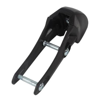 PLAFOPE Black Plastic Brake Pad for Inline Skates with Quick Repair Function and Secure Hold for Roller and Freestyle Inline Skates