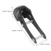 PLAFOPE Black Plastic Brake Pad for Inline Skates with Quick Repair Function and Secure Hold for Roller and Freestyle Inline Skates view 2