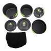 Tangxi Portable Camping Cookware Set with Nonstick Coating, Foldable Cool-Touch Handles (CW-C96) view 1