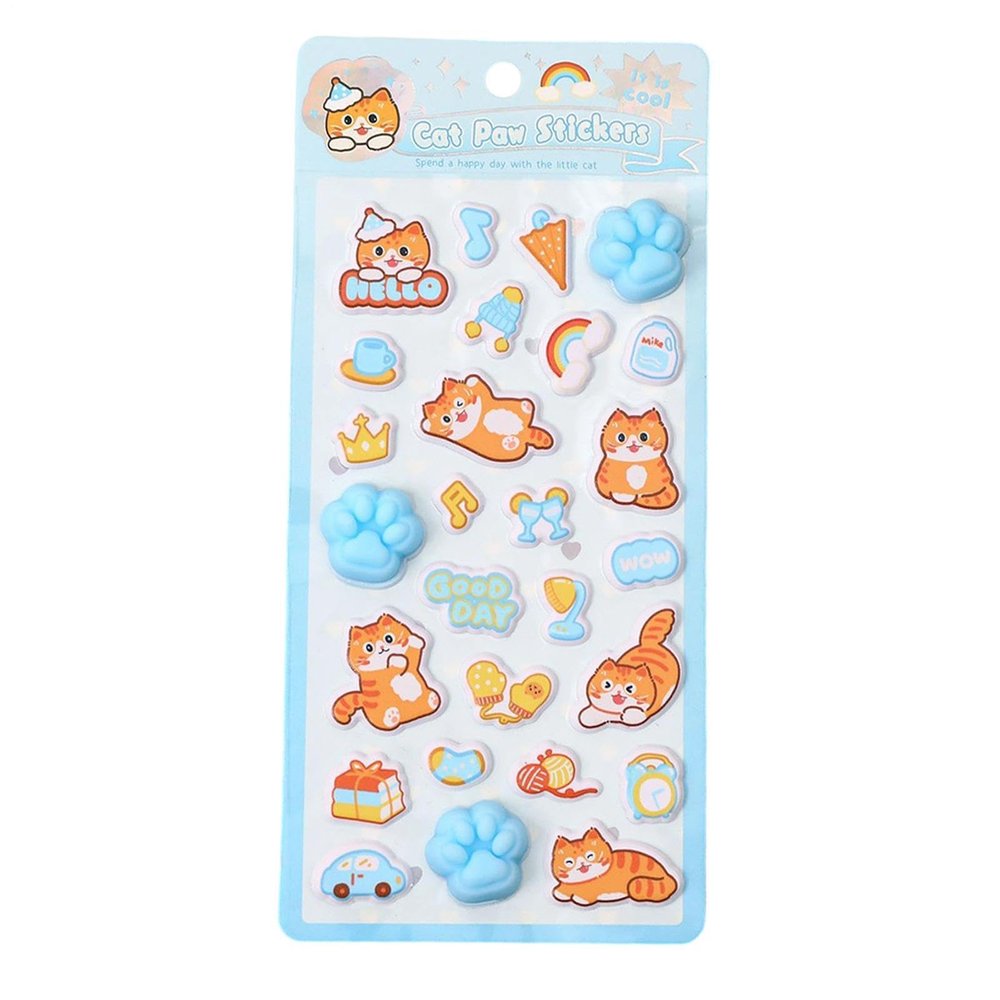 Cute 3D Cat Stickers