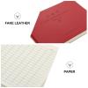 KICHOUSE Universal Bookkeeping Book, Faux Leather and Paper, Lightweight and Stylish, Easy to Store, for Travelers and Students view 3