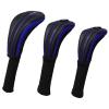 Golf Mallet Putter Headcovers - 3-Piece Club Protection Set view 1