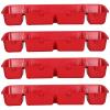 FESTFENDS 4-Piece Long Trough Feeder Set for Chickens, Ducks, Geese and Livestock view 1