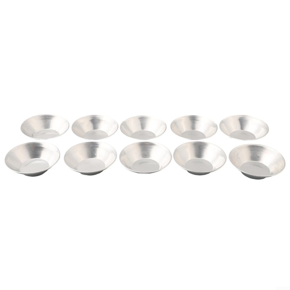 Reusable Aluminum Alloy Egg Cake Molds, 10 Pack