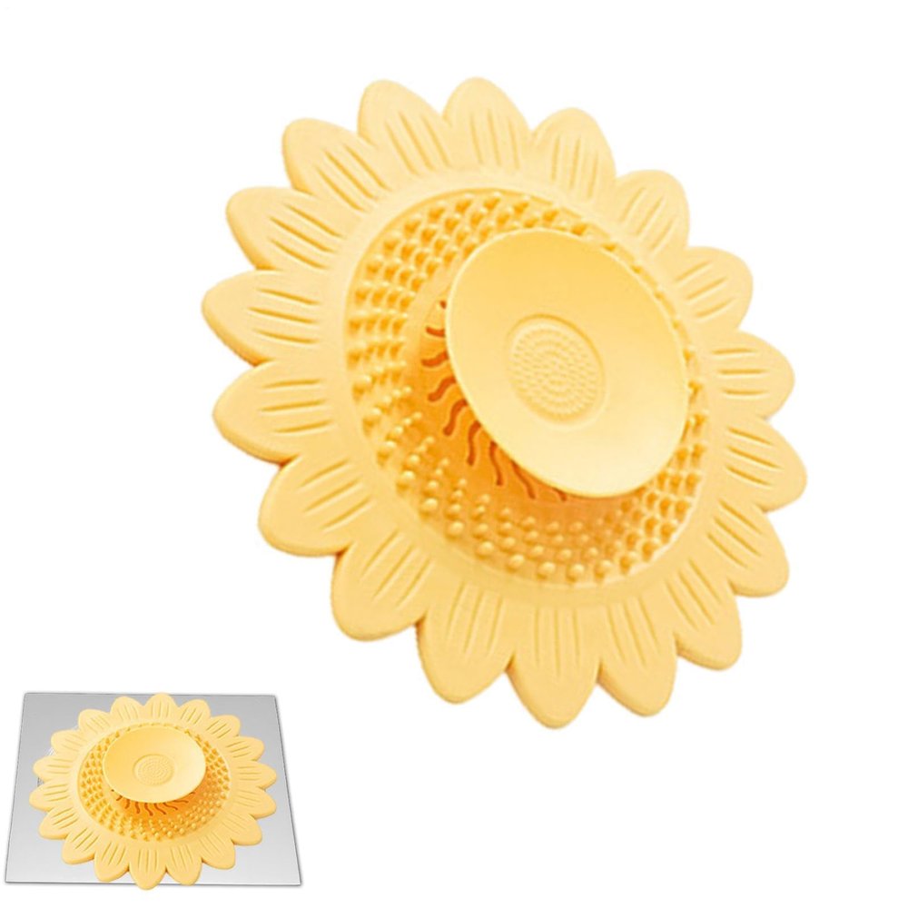 Hair Catcher for Shower Drain - Sunflower Shaped