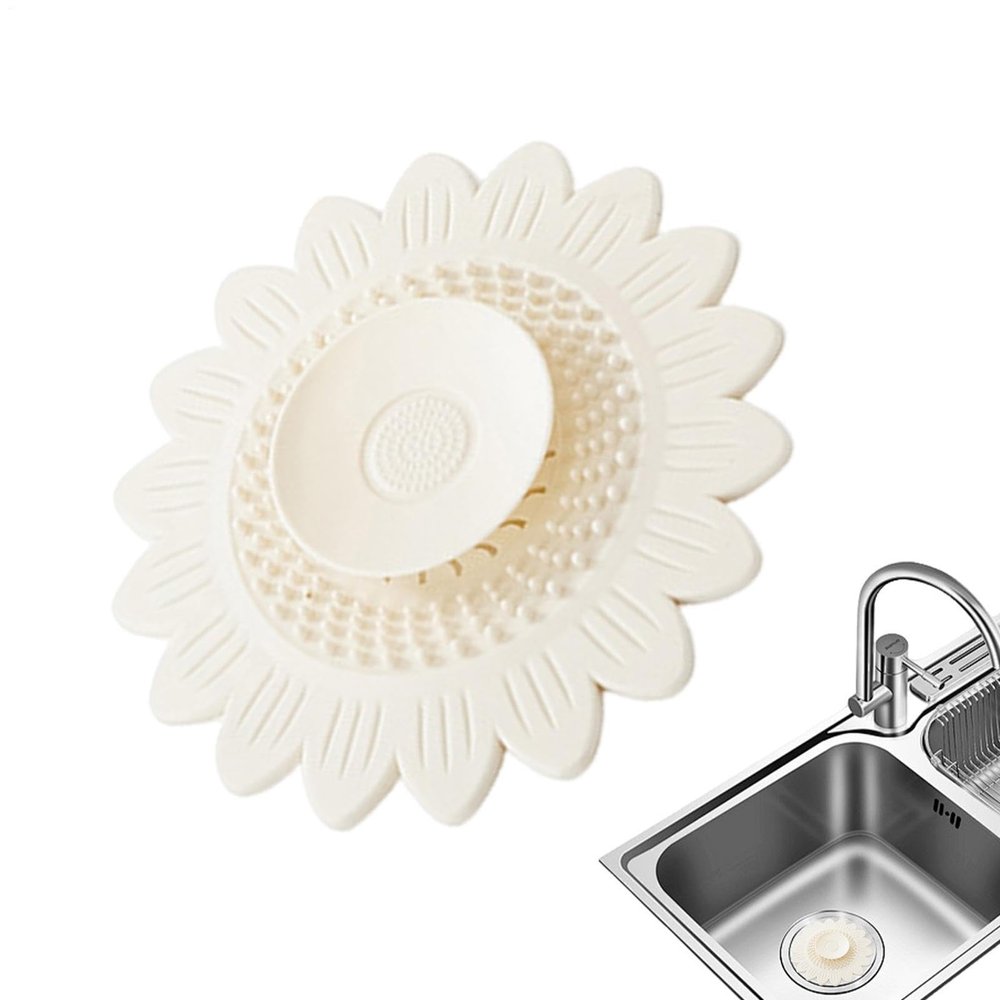 Hair Catcher for Shower Drain | Sunflower-Shaped Bathtub Protector