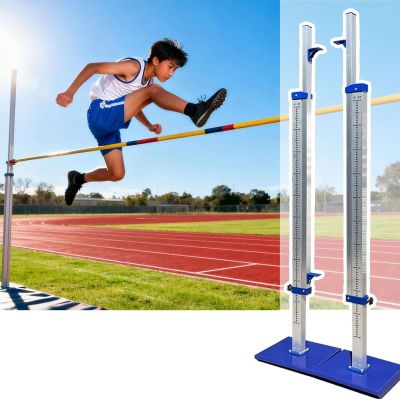 Portable Adjustable High Jump Stand, 0.3–2.3 m, Competition Standard for School Sports Training