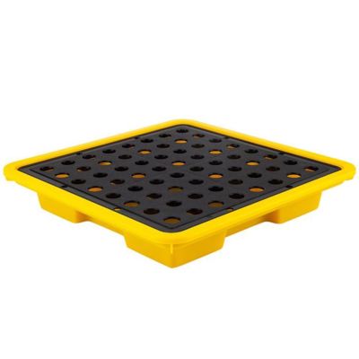 Stackable Spill Containment Tray, Leakproof Polyethylene Pallet for Oil and Chemical Spills
