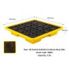 Stackable Spill Containment Tray, Leakproof Polyethylene Pallet for Oil and Chemical Spills view 2