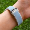 TYEMLM 20 mm Silicone Watch Band for Omega x Swatch MoonSwatch, Beige-Pink view 3
