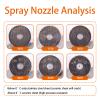 50-Pack High-Pressure Brass Misting Nozzles, 0.5 mm Orifice, 2-Section Anti-Drip Spray Heads view 4
